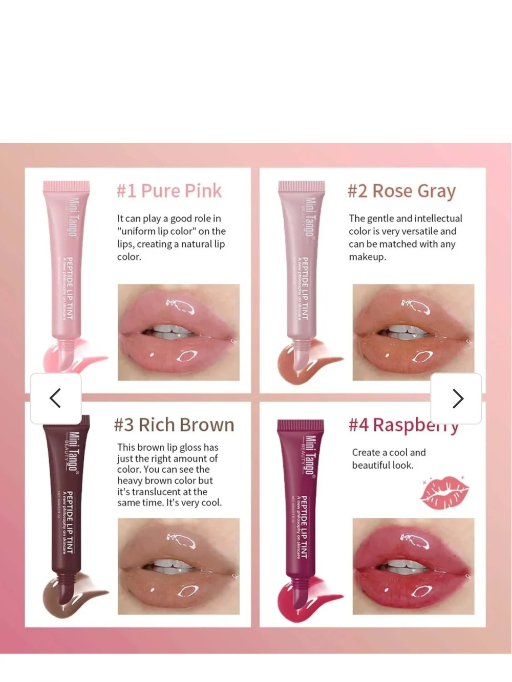 Mini Tango Beauty peptide lip